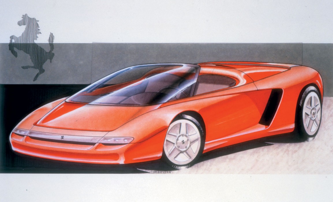 Pininfarina Ferrari Mythos Design Sketch
