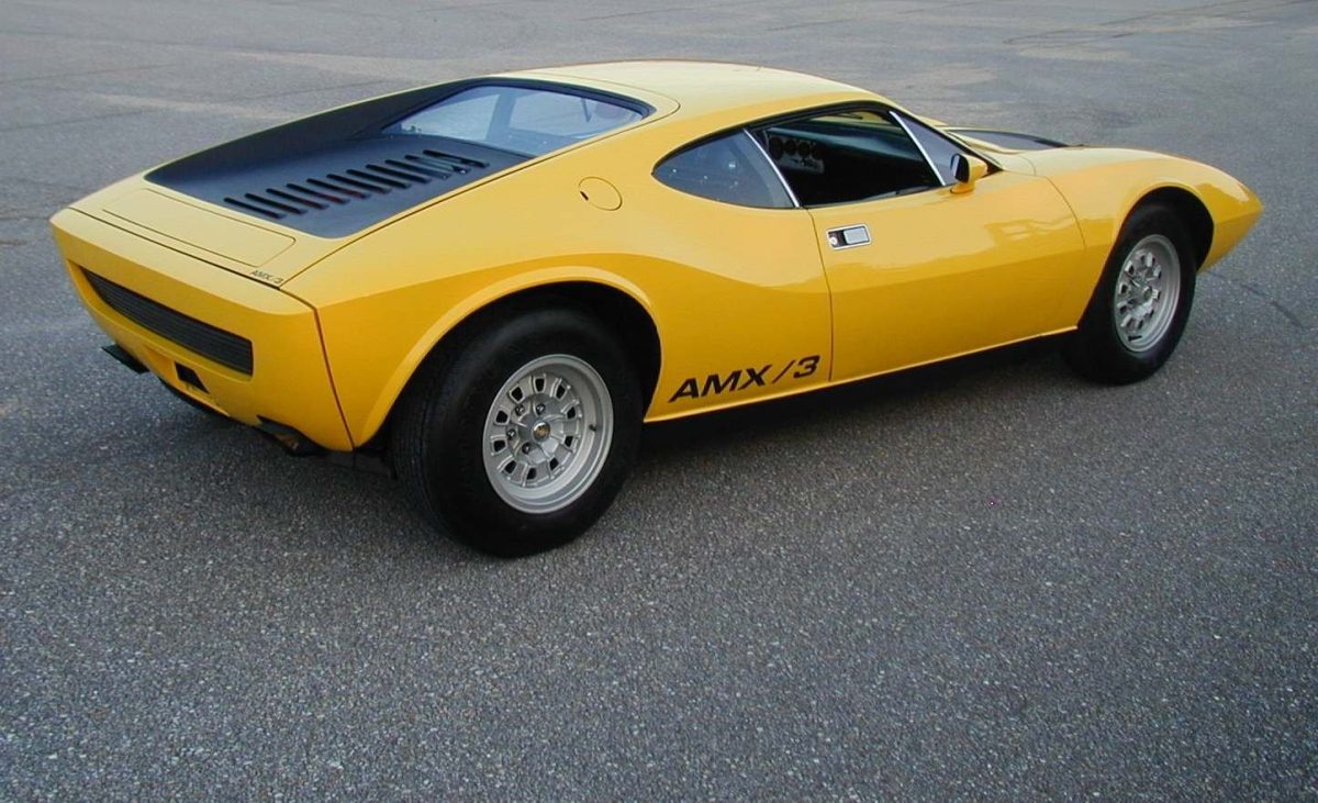 AMC AMX Vignale Concept Car yellow