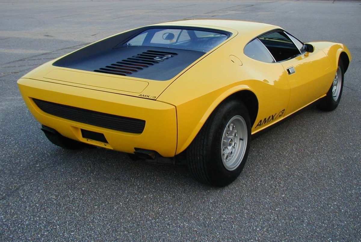 AMC AMX Vignale Concept Car yellow